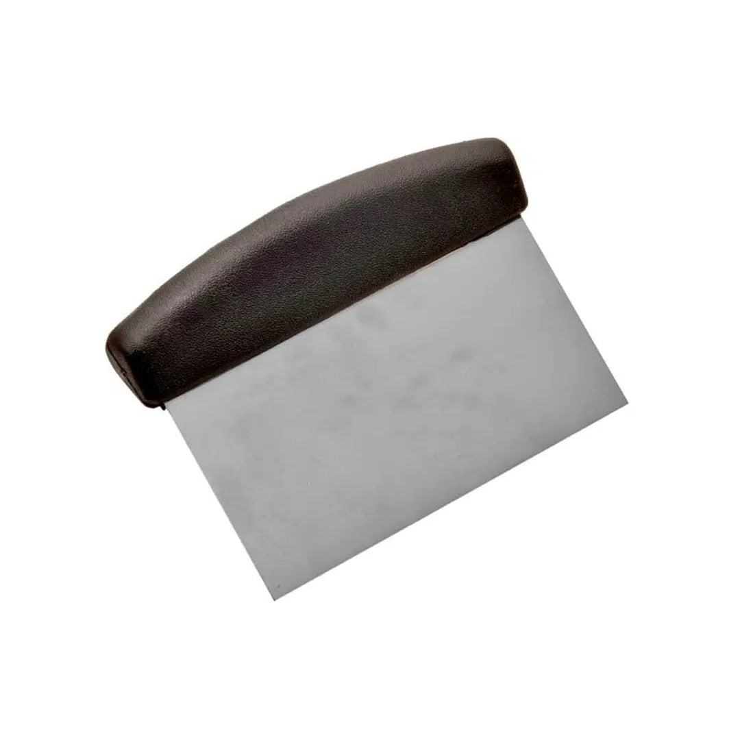 Kh Classik Chef Scraper Dough 150 X 75Mm Black Plastic Hdl S/Steel 12810