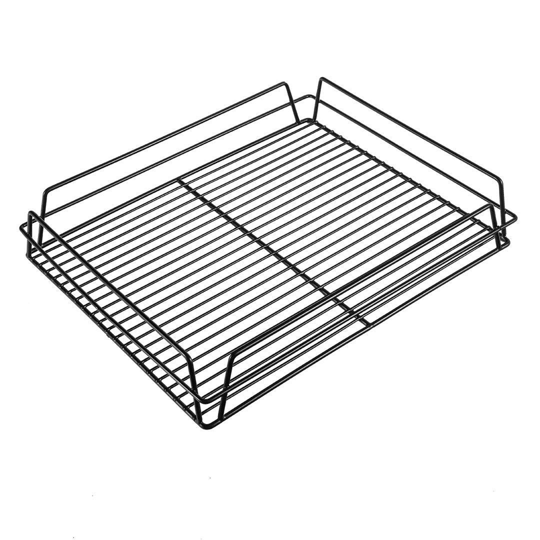 Kh Proar Glass Wash Rack 14x17x3 Inch Black (KH) 17170