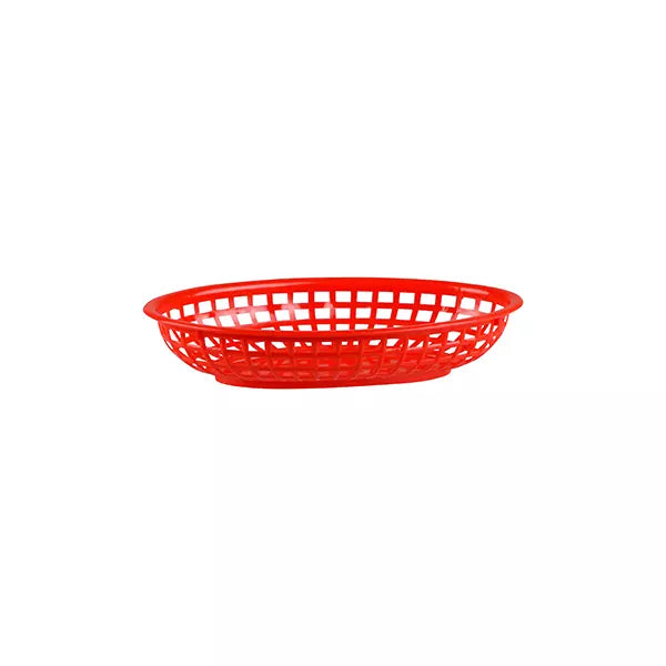 Polyprop Oval Bread Basket Red 41800-R