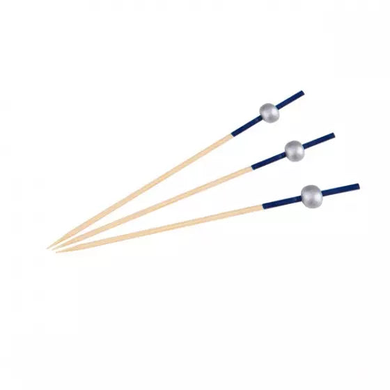 Marine Skewer Blue/silver Ball 12cm 47972