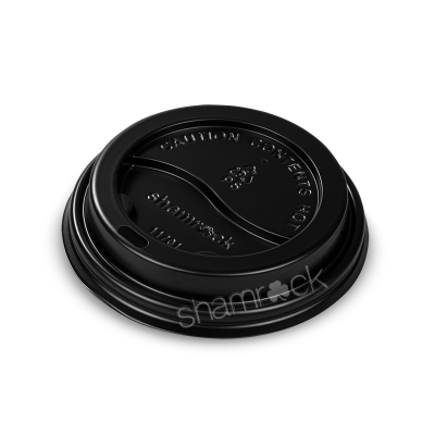 Shamrock 12/16oz Sr Black Lid (20sl x50) 502015