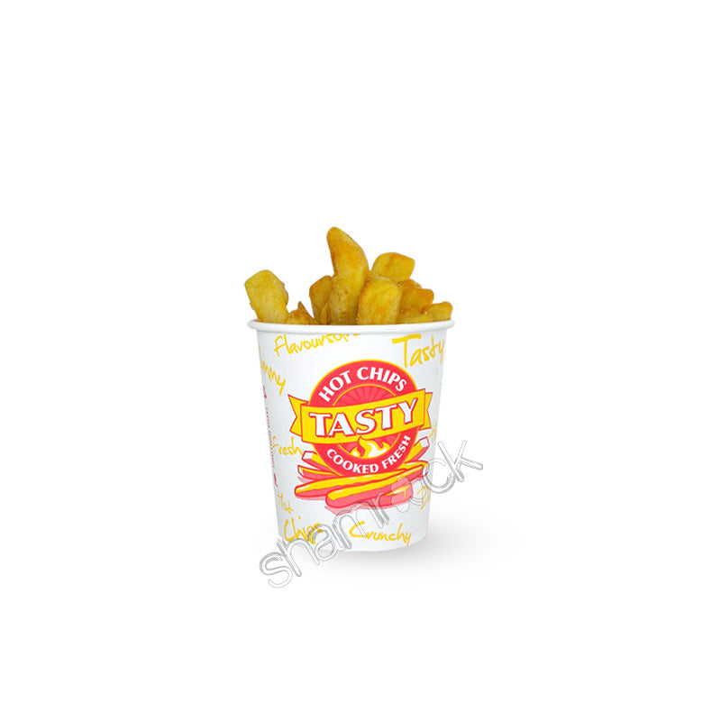 Shamrock 12oz Printed Chip Cup 50sl x 20 Carton 509421 (24031218)