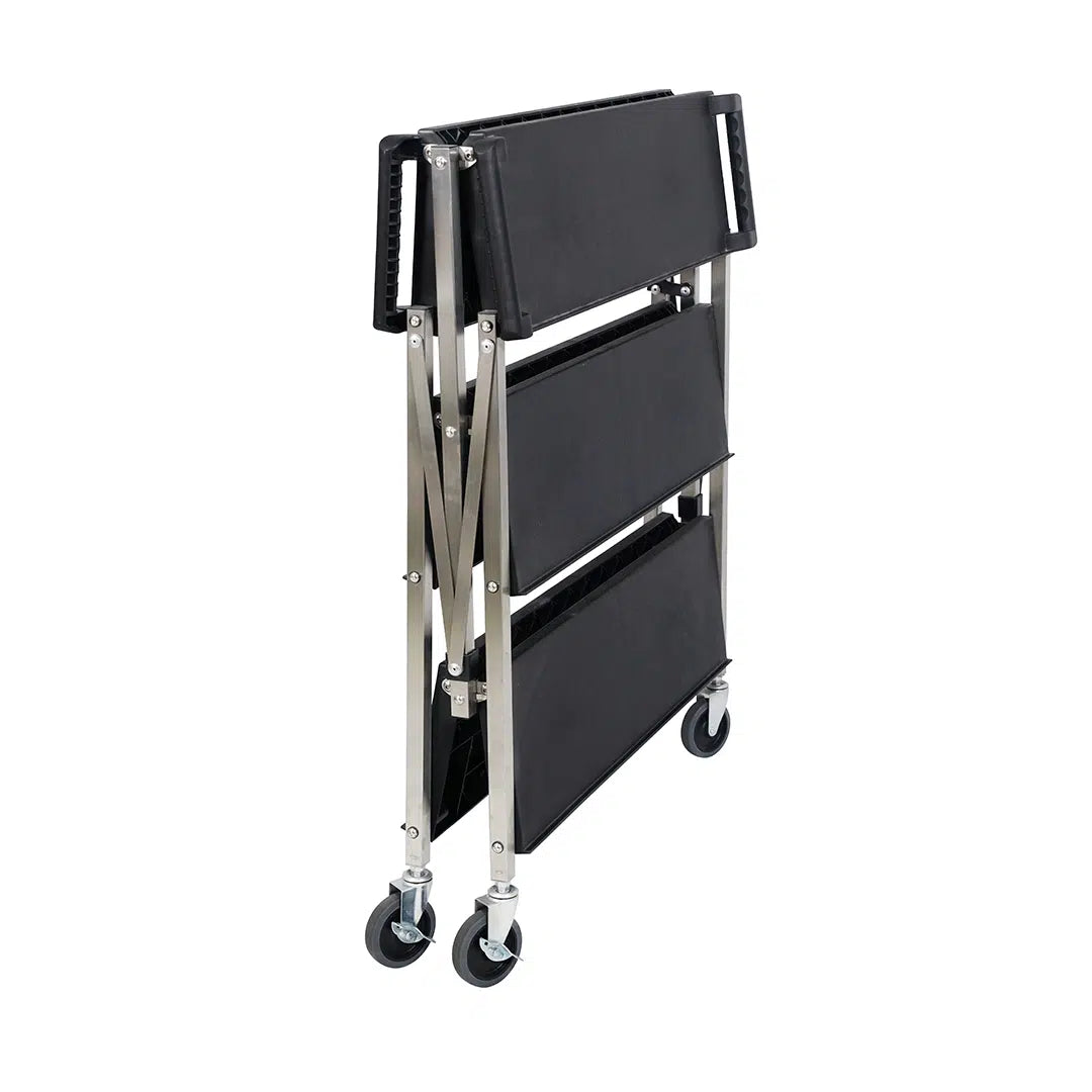Kh Classik Chef Foldable Trolley Large Black 930 X 510 X 930Mm 97146