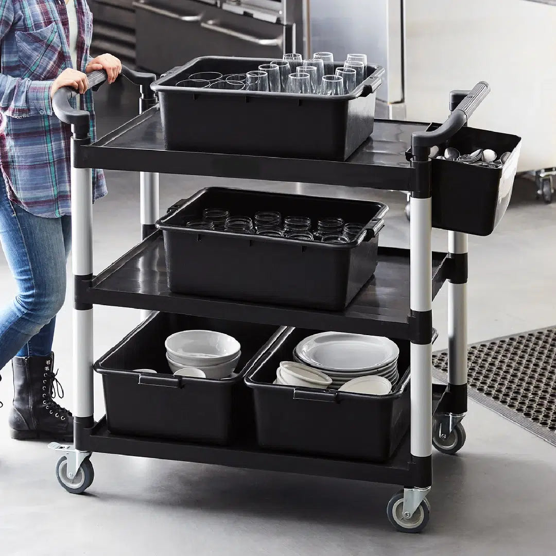 Kh Classik Chef Utilty Trolley 3 Tier Large Black 97185