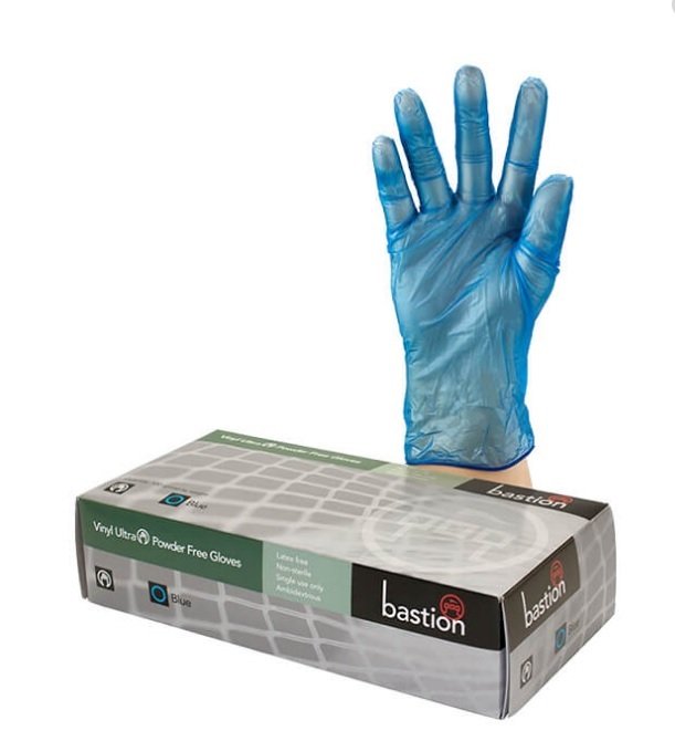 Blue Small Vinyl P/free Gloves 100 x 10 Carton BNG3892