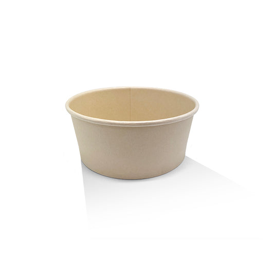25oz PE Coated Bamboo Salad Bowl BSB25E (50) X 6 Carton