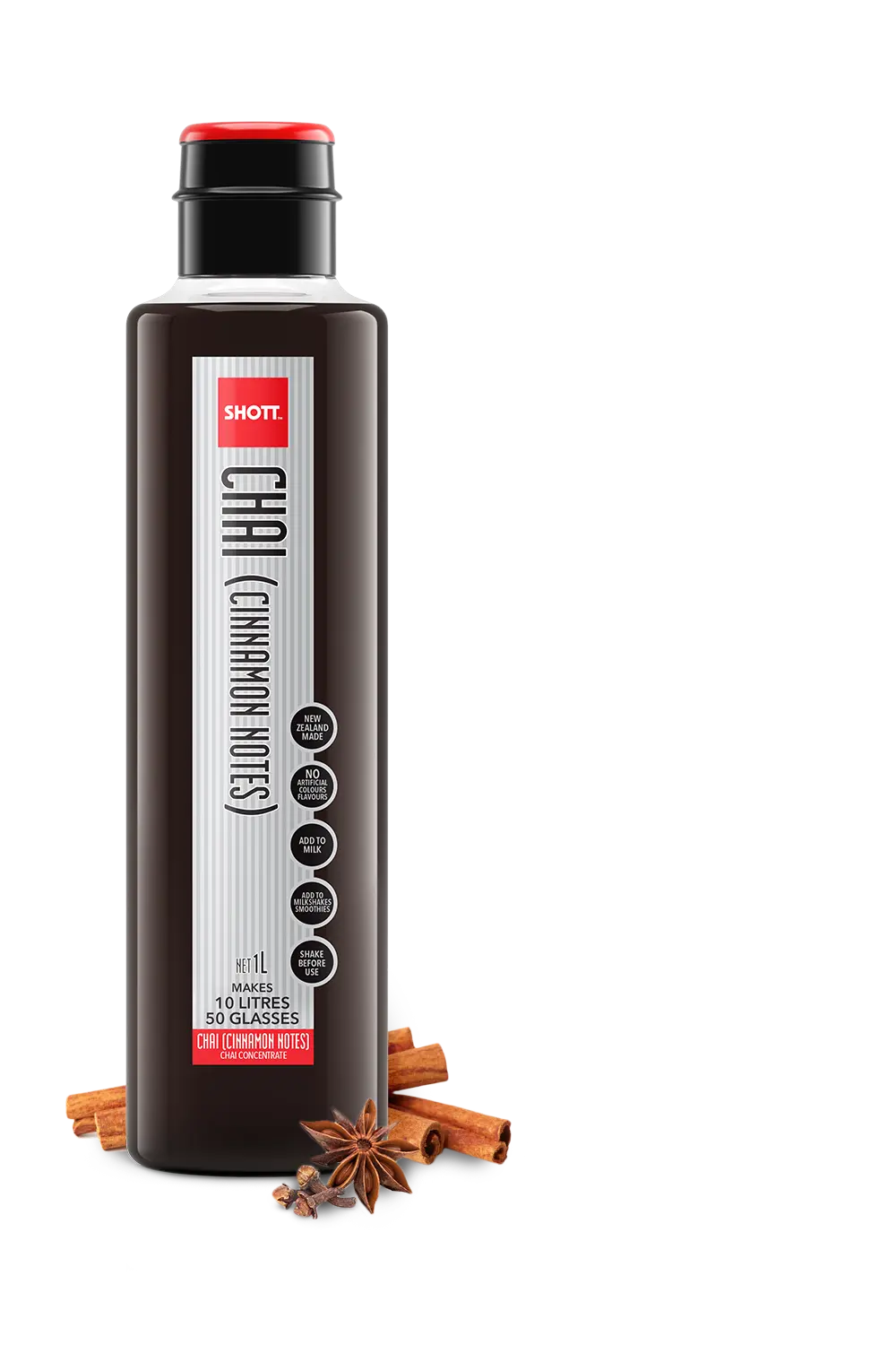 Shott Chai Cinnamon Syrup 1lt CCH1L
