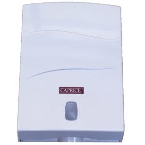 Caprice Interleaved Towel Dispenser (White ABS Plastic) DPILW