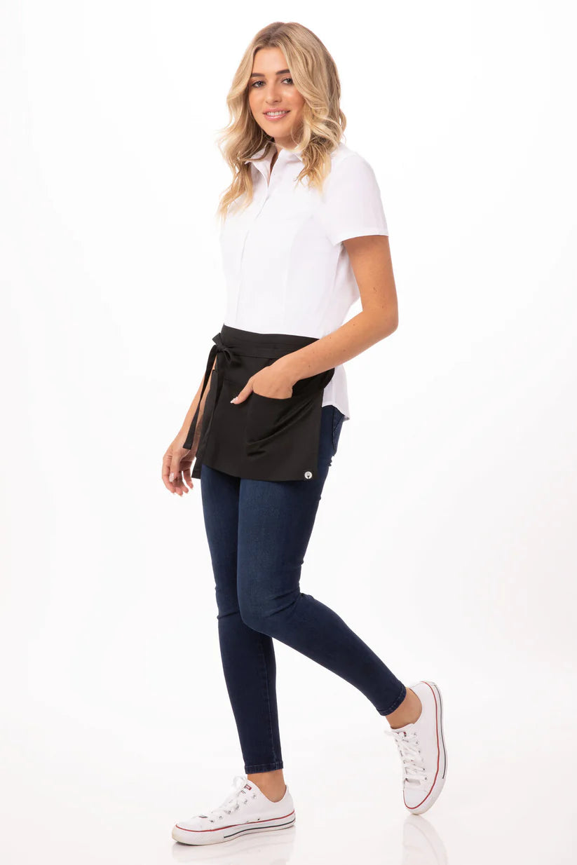 Black Waist Apron - F9-BLK