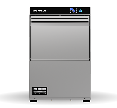 Washtech GM Undercounter Glasswasher / Dishwasher - 450mm Rack 15amp 3.15kw 505W x 555D x 860H
