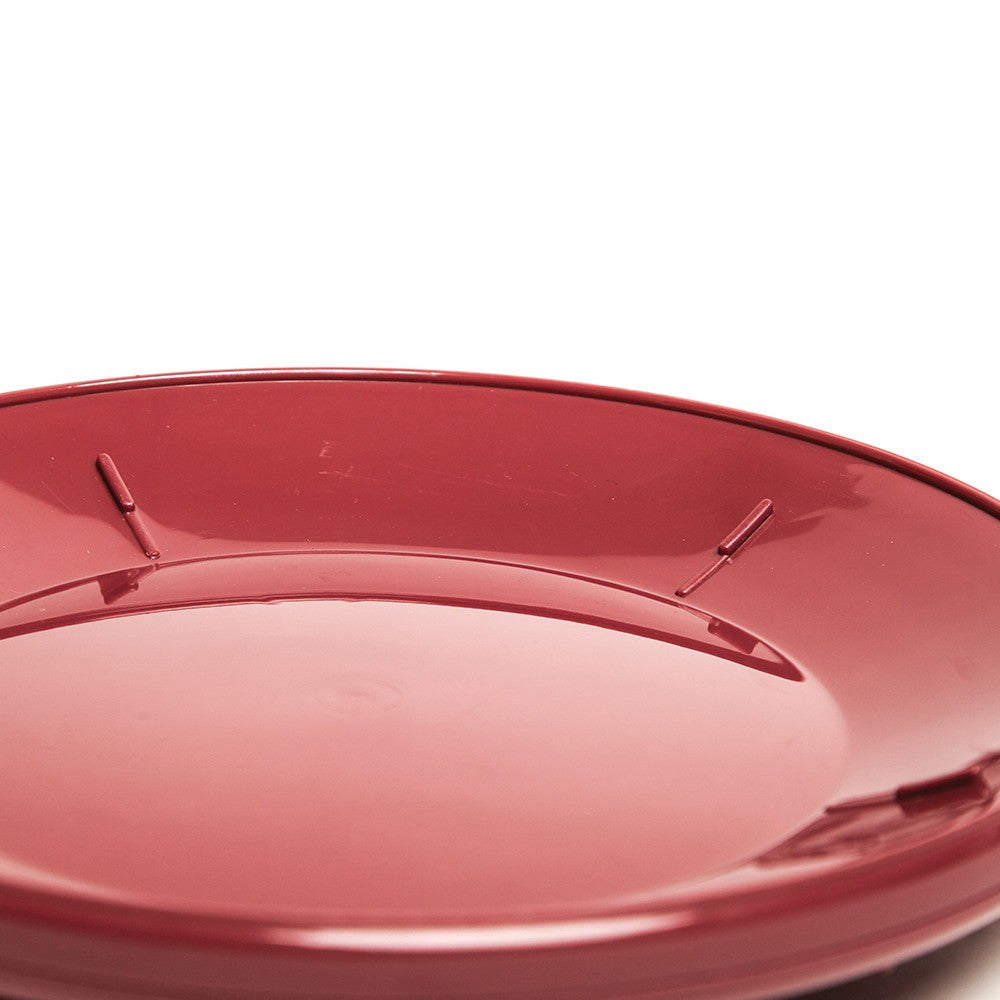 Kh Healthcare Plate Base Insulated Burgundy 98032