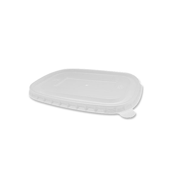 CPLA Lid HOT/COLD suitable Rectangular Container – Fit 500-1000ml 6x50 KRCLPLA
