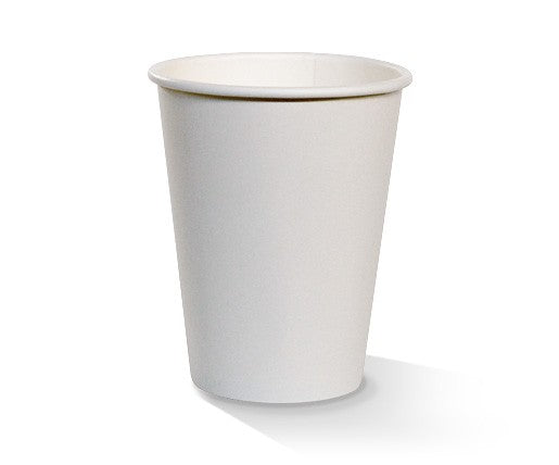 12oz White Single Wall Cup (fit 90mm lid) (20sl x50) PHC12S