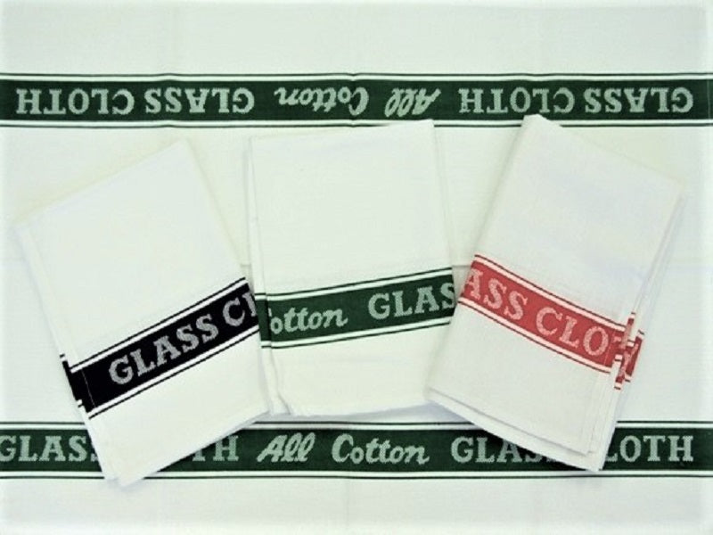 Cotton Glass Tea Towel 50x70cm
