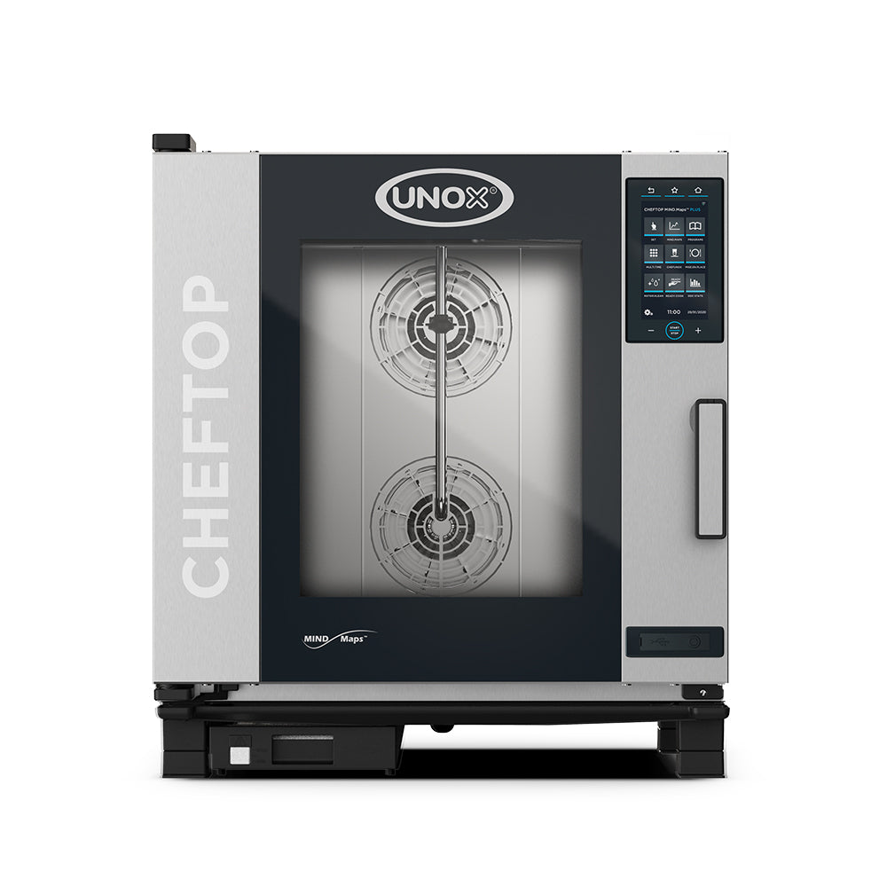 Unox Cheftop Plus 7 Tray Combi Oven Electric 3 Phase 11.7kw 25amp 750W x 783D x 843H XEVC-0711-EPRM