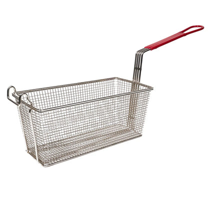 Kh Classik Chef Fry Basket Rectangle Red Handle 15010