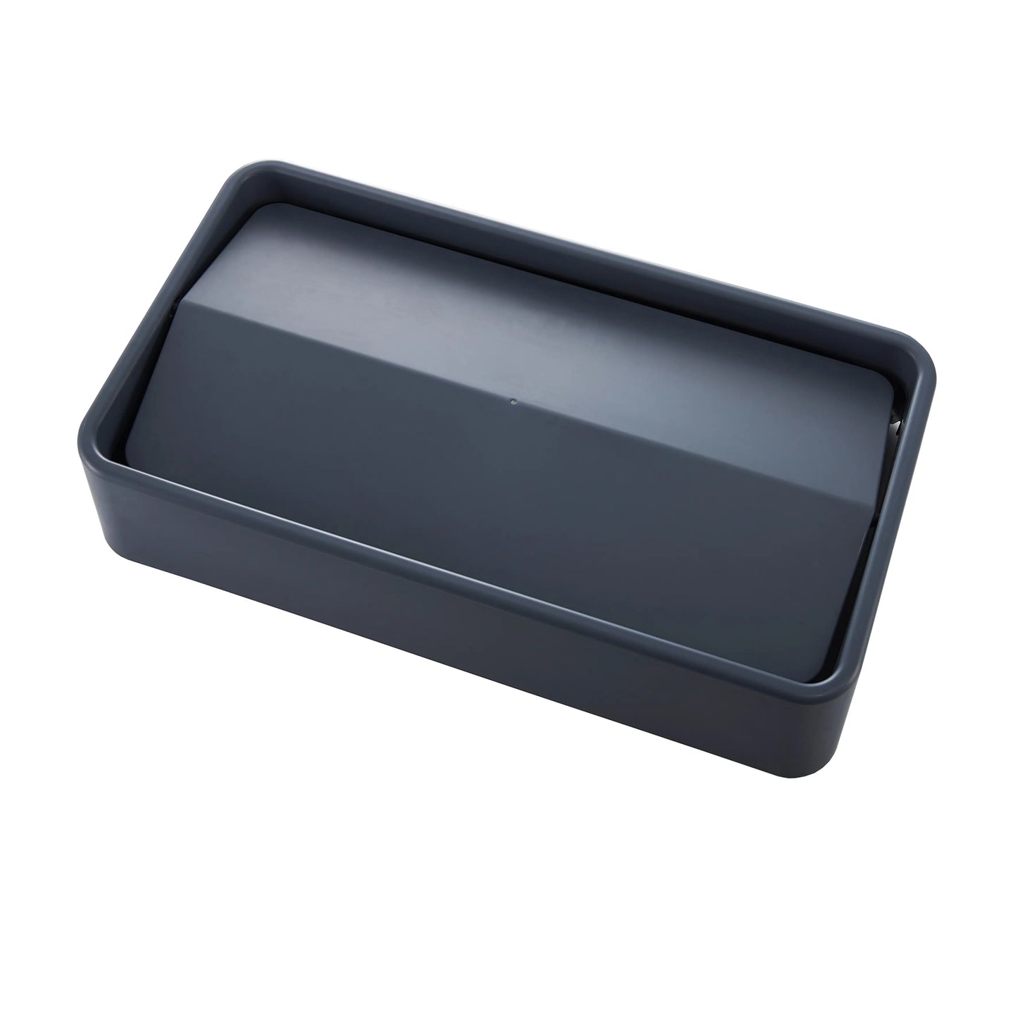Trust Commercial Slim Bin Lid Swing Top Grey 17960