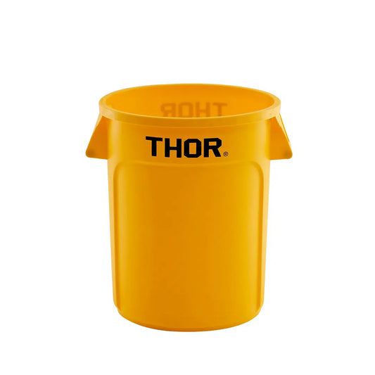 Trust Commercial Thor Food Safe Round Bin 75lt Yellow 17823