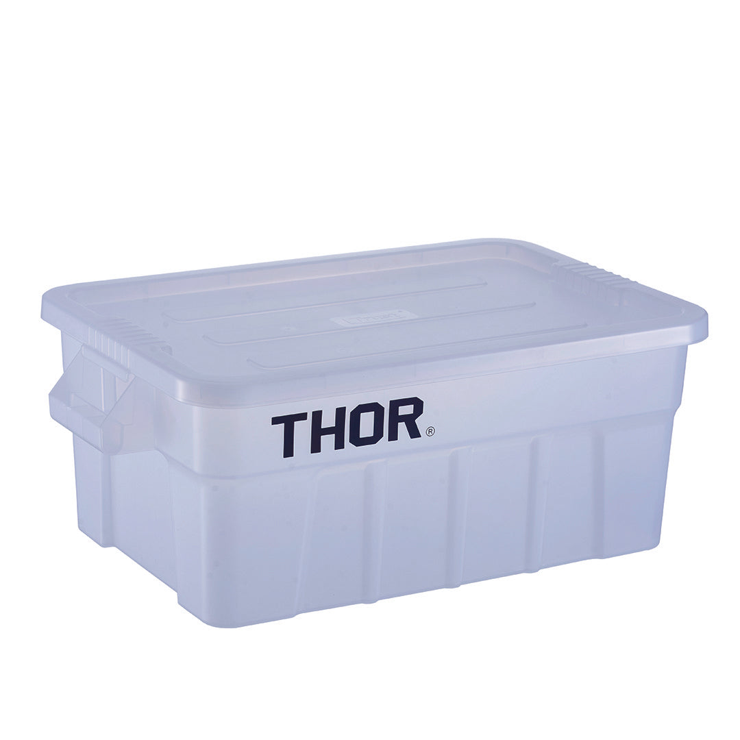 Trust Commercial Tote Box Food Grade & Lid Clear 708 X 434 X 272Mm 53Lt (3011) 18176