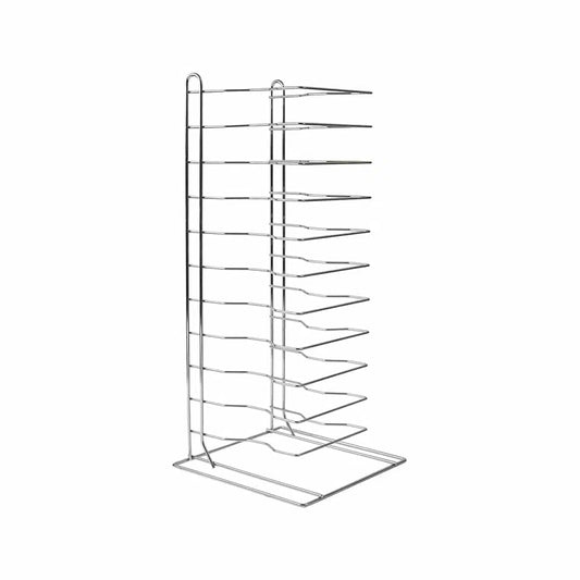 Kh Amore Heavy Duty Pizza Stand 11 Slot Chrome Steel 37003