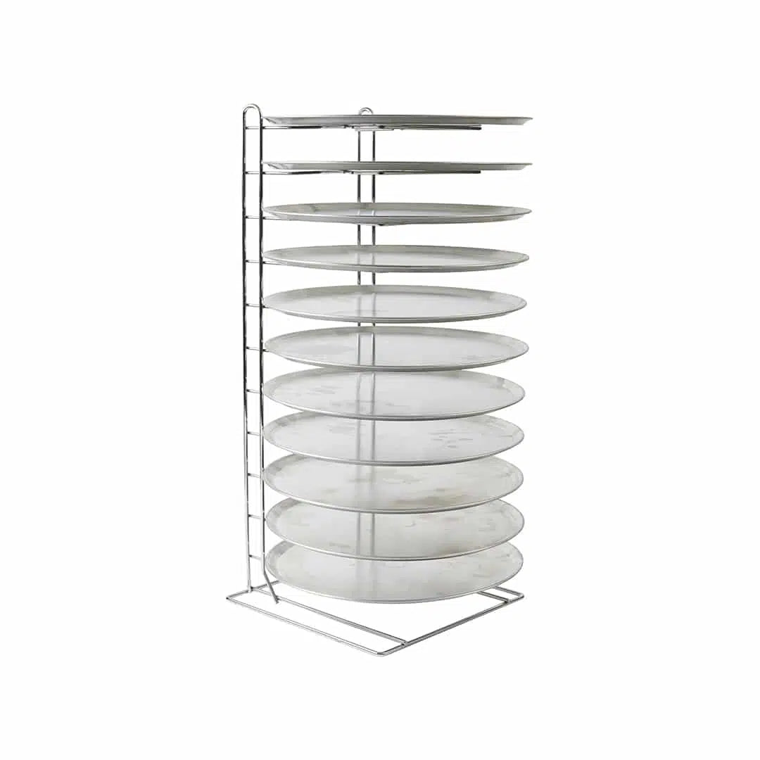 Kh Amore Heavy Duty Pizza Stand 11 Slot Chrome Steel 37003