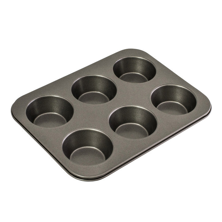 Bakemaster 6 Cup Large Muffin Pan 40018