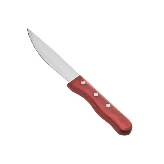 Kh Kharve Steak Knife Pakka Wood Jumbo S/Steel Blade 47007