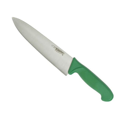 Kh Kharve Cooks Knife 20Cm Green Handle 48323