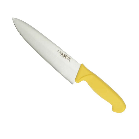 Kh Kharve Cooks Knife 20Cm Yellow Handle 48325