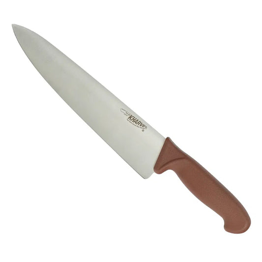 Kh Kharve Cooks Knife 25Cm Brown Handle 48336