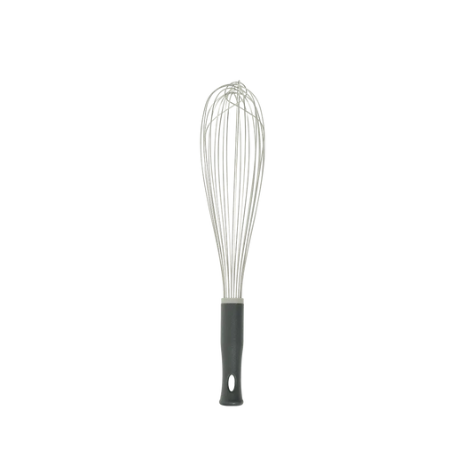 Kh Kookie Whisk Piano Wire 40Cm Nylon Handle Black 48386