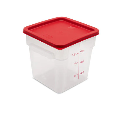 Kh Classik Chef Food Grade Square Storage 7.6Lt Pp Translucent -5 To 80C 17408