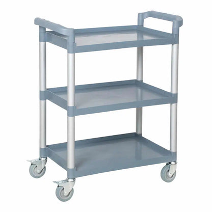 Kh Classik Chef 3 Tier Grey Utility Trolley Small 81x41x91h 97182