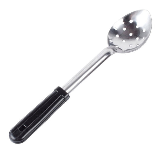 Kh Classik Chef Serving Spoon 340Mm Perforated Black Bakelite Handle S/Steel Head SPBH34PE