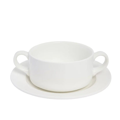Kh Duraware Double Handle Soup Bowl 300Ml 61149