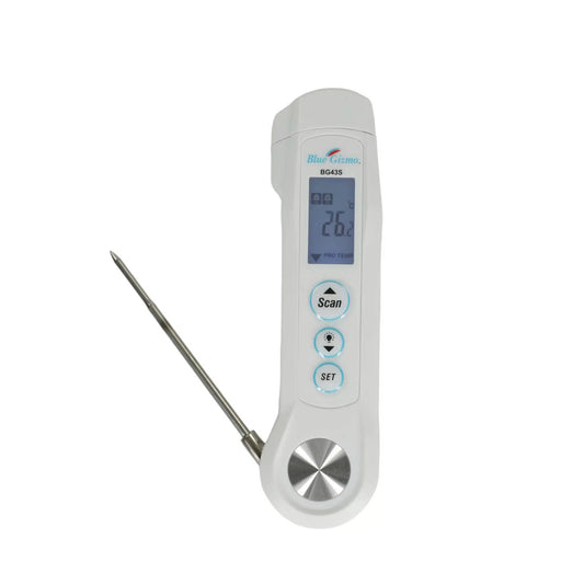 Blue Gizmo Thermometer Digital Infrared & Probe -33C To 220C (Bg43S) 16794
