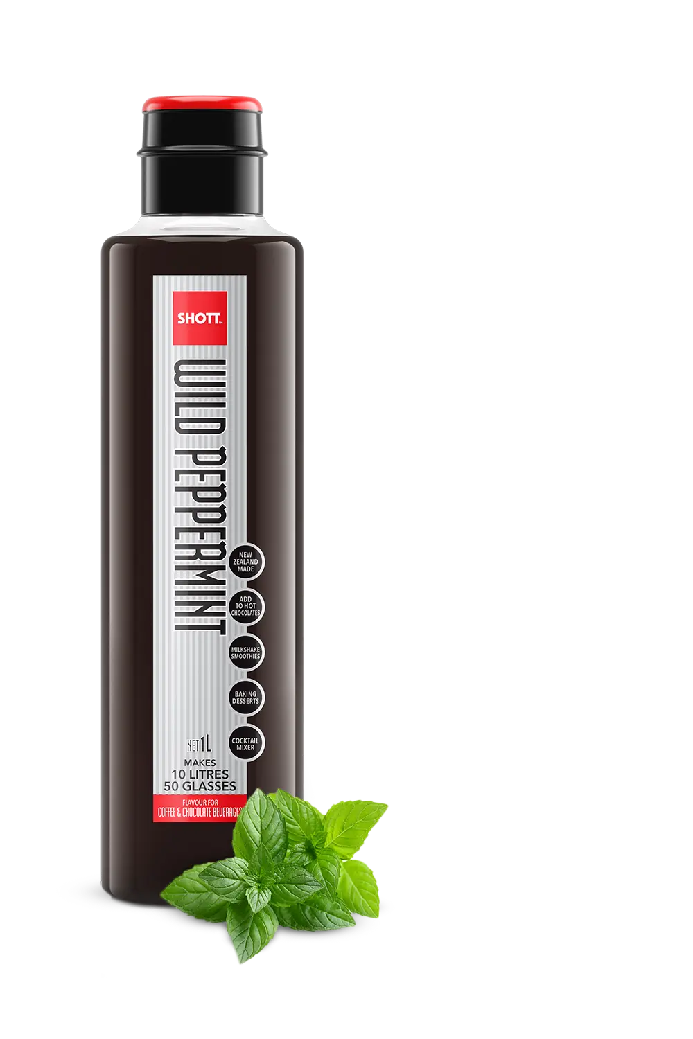 Shott Wild Peppermint Syrup 1lt