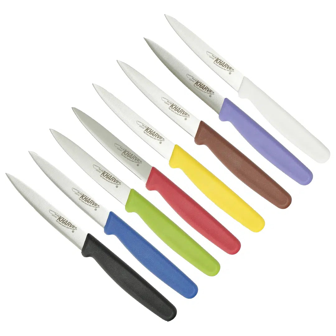 Kh Kharve Paring Knife 10Cm Red Handle 48114