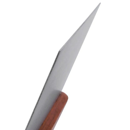 Kh Classik Chef Scraper Dough 150mm x 75mm Wood Handle S/Steel Blade SCRDOU15