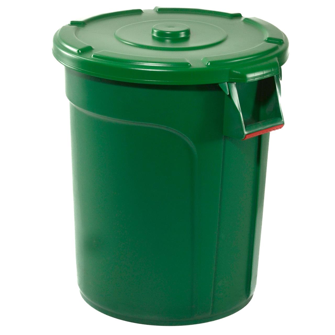 Trust Commercial Thor Round Green Bin 75lt 17821