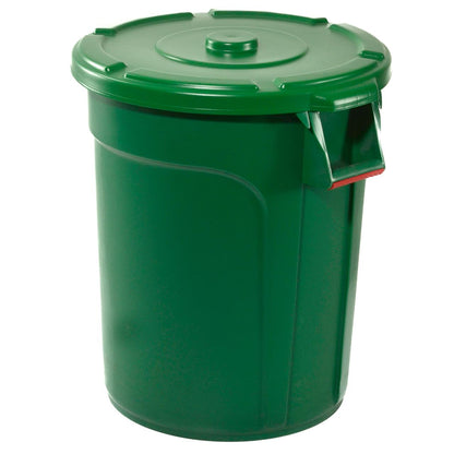 Trust Commercial Thor Round Green Bin 75lt 17821