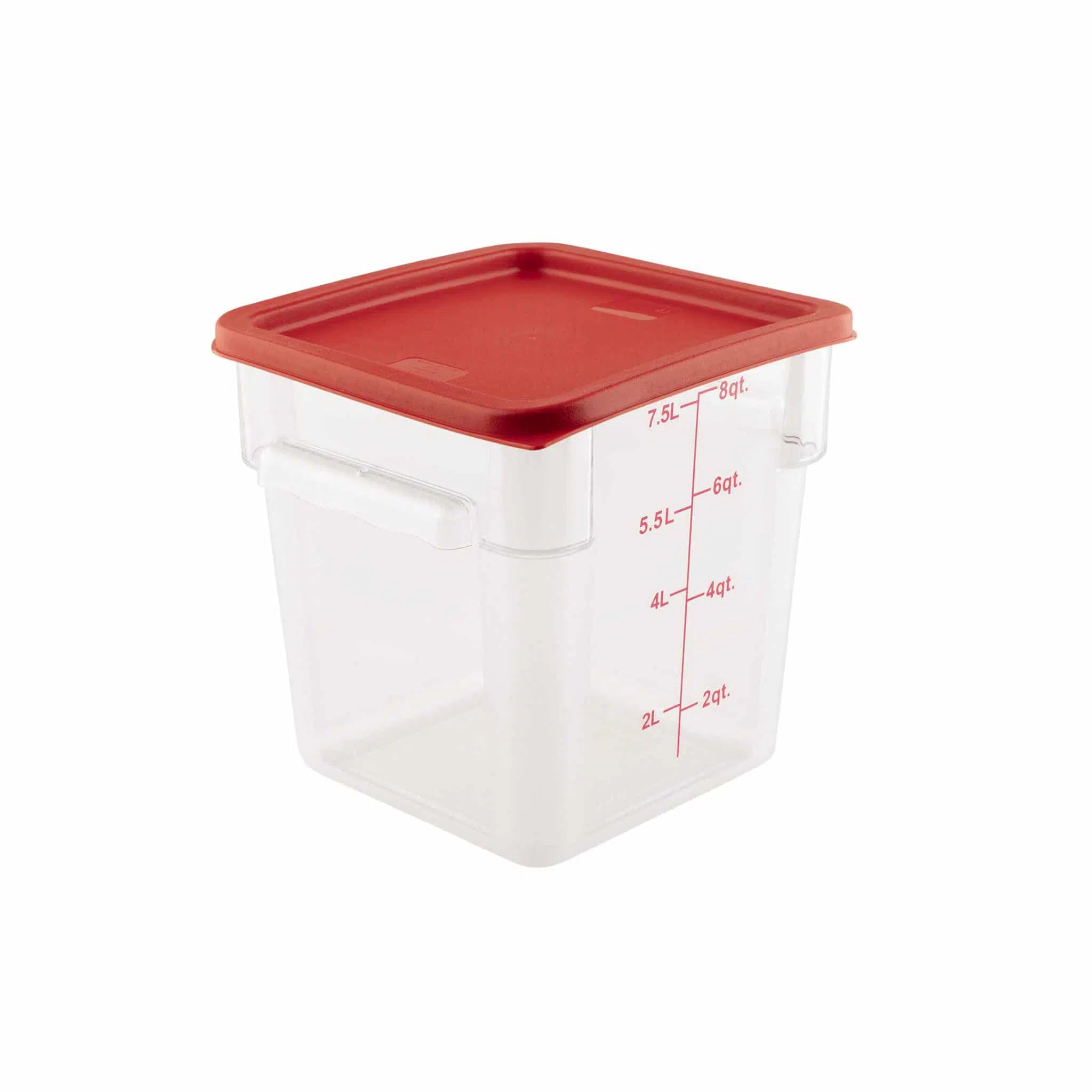 Kh Classik Chef Food Grade Square Storage 7.6Lt Pc Clear 17208 – Caterworx