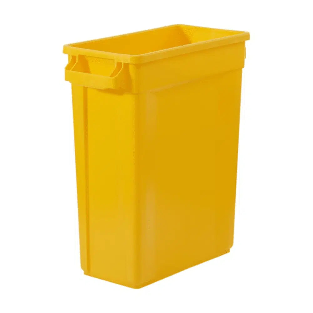 Trust Commercial Slim Bin 60Lt Yellow (1211Y) 17878