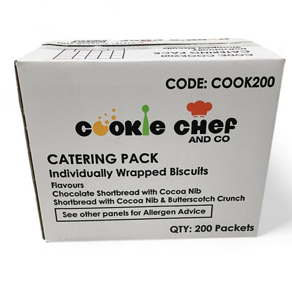 Cookie Chef Cookie box - 200 per pack 100 Chocolate- 100 Butterscotch Crunch COOK200