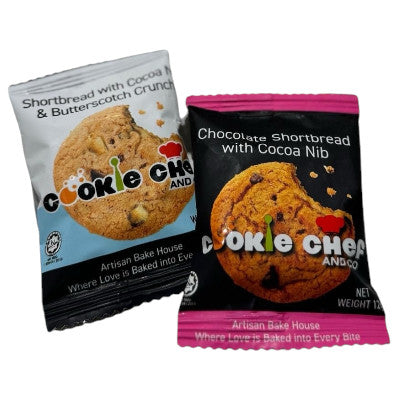Cookie Chef Cookie box - 200 per pack 100 Chocolate- 100 Butterscotch Crunch COOK200