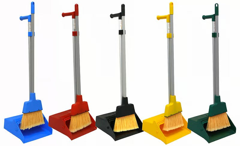 Lobby Dust Pan And Broom Set Colours LDPU1