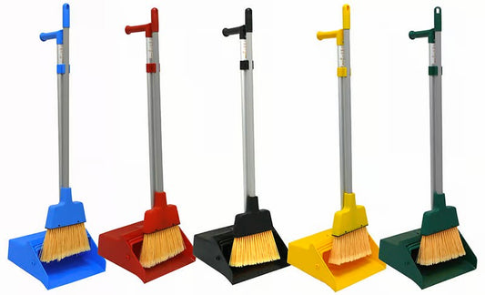 Lobby Dust Pan And Broom Set Colours LDPU1