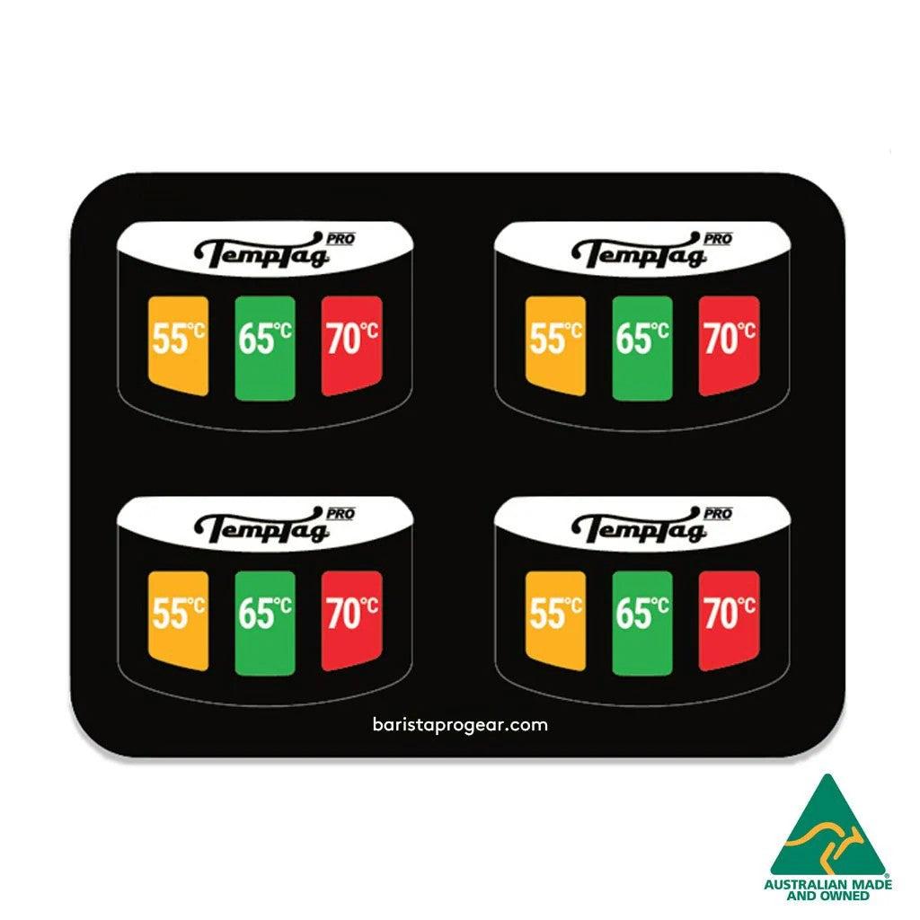 3 Sheets Of 4 Temptag Pro Stickers  TT-P12