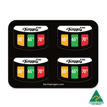 3 Sheets Of 4 Temptag Pro Stickers  TT-P12